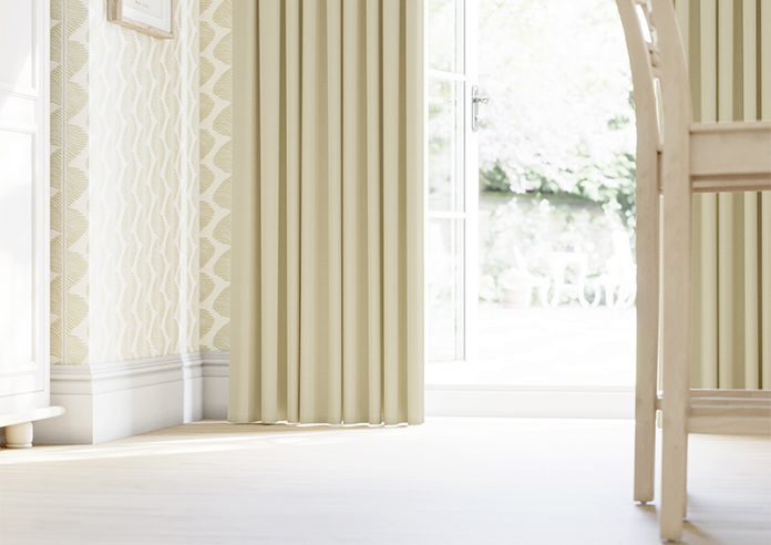 Kyoto Faux Silk, Sand - Made to Measure Curtains - Image 5